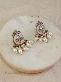 Small Mother of Pearl Earrings - SOKORA JEWELSSmall Mother of Pearl Earrings