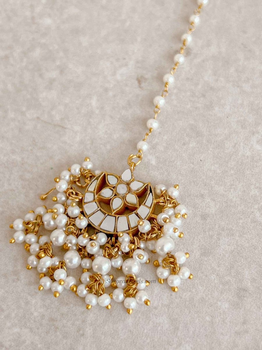Small Mother of Pearl Tikka - SOKORA JEWELSSmall Mother of Pearl Tikka