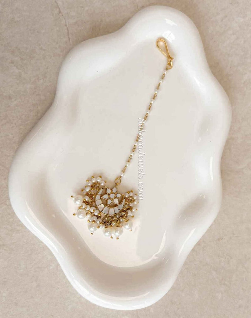 Small Mother of Pearl Tikka - SOKORA JEWELSSmall Mother of Pearl Tikka