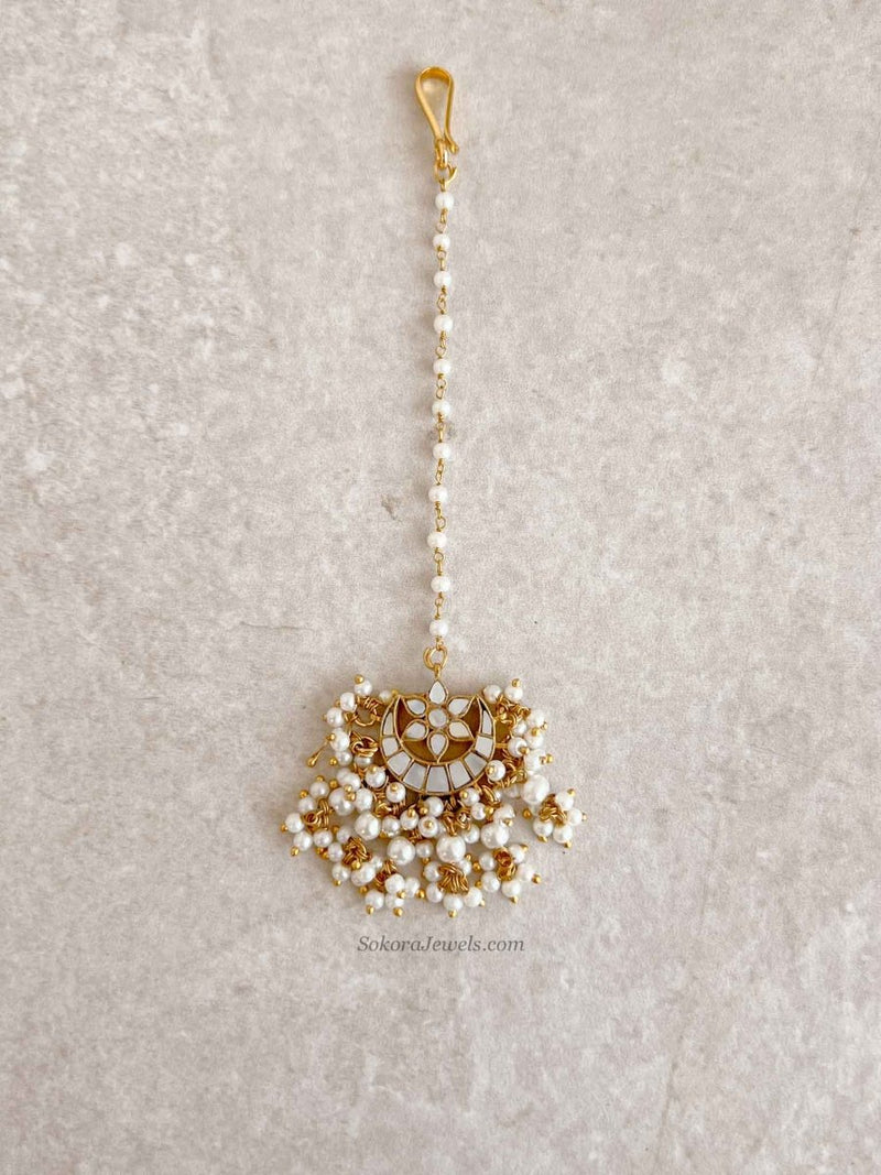 Small Mother of Pearl Tikka - SOKORA JEWELSSmall Mother of Pearl Tikka