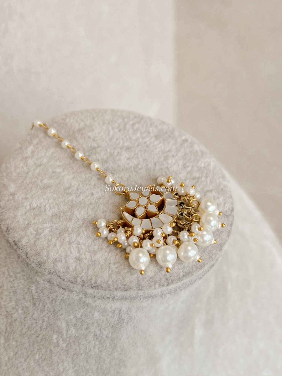 Small Mother of Pearl Tikka - SOKORA JEWELSSmall Mother of Pearl Tikka