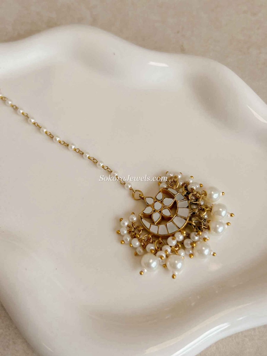 Small Mother of Pearl Tikka - SOKORA JEWELSSmall Mother of Pearl Tikka