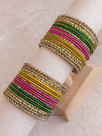 Small Multicolour Bangle Set - SOKORA JEWELSSmall Multicolour Bangle SetBANGLES