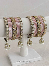 Small Nude Bangles Set - SOKORA JEWELSSmall Nude Bangles SetBANGLES