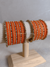 Small Orange Bangle set - SOKORA JEWELSSmall Orange Bangle setBANGLES