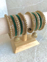 Small Shimmer Crystal Bangle Set - 9 Colour Options - SOKORA JEWELSSmall Shimmer Crystal Bangle Set - 9 Colour OptionsBANGLES