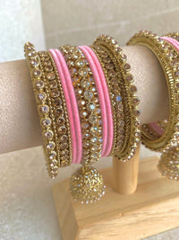 Small Shimmer Crystal Bangle Set - 9 Colour Options - SOKORA JEWELSSmall Shimmer Crystal Bangle Set - 9 Colour OptionsBANGLES