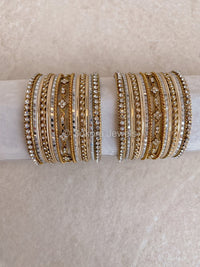 Small Shimmery Bangle Set - SOKORA JEWELSSmall Shimmery Bangle SetBANGLES