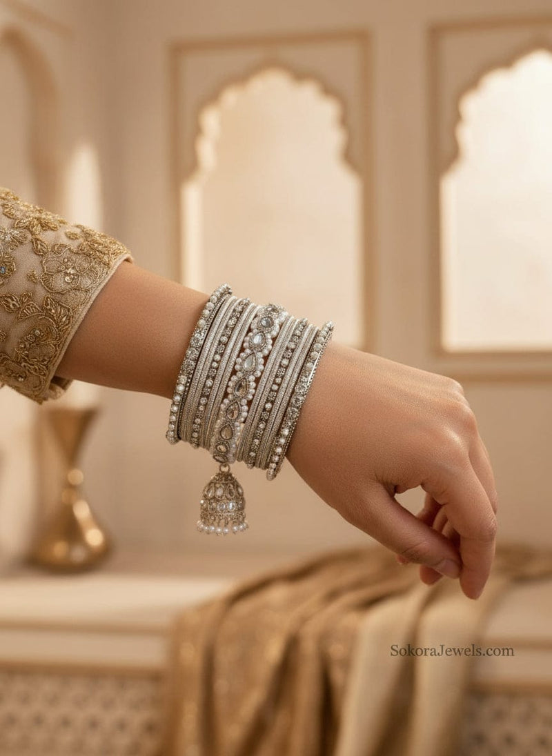 Small Silver Bangle set - SOKORA JEWELSSmall Silver Bangle setBANGLES
