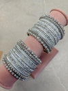 Small Silver & Pearl Bangle set - SOKORA JEWELSSmall Silver & Pearl Bangle setBANGLES