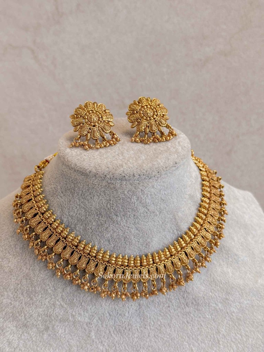 Small Temple Style Gold set - SOKORA JEWELSSmall Temple Style Gold setNECKLACE SETS