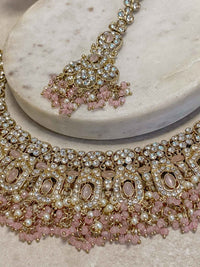 Sofia Clear Necklace Set - 7 Colour Options - SOKORA JEWELSSofia Clear Necklace Set - 7 Colour Optionsnecklace sets