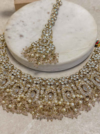 Sofia Clear Necklace Set - 7 Colour Options - SOKORA JEWELSSofia Clear Necklace Set - 7 Colour Optionsnecklace sets