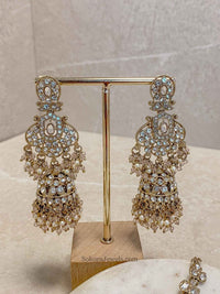 Sofia Clear Necklace Set - 7 Colour Options - SOKORA JEWELSSofia Clear Necklace Set - 7 Colour Optionsnecklace sets