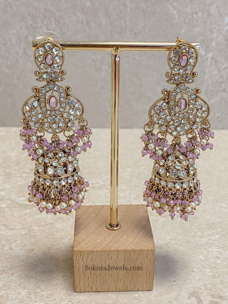 Sofia Clear Necklace Set - 7 Colour Options - SOKORA JEWELSSofia Clear Necklace Set - 7 Colour Optionsnecklace sets