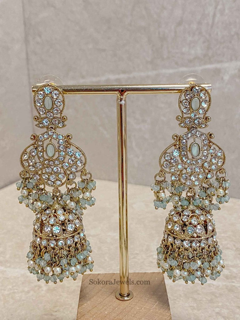 Sofia Clear Necklace Set - 7 Colour Options - SOKORA JEWELSSofia Clear Necklace Set - 7 Colour Optionsnecklace sets