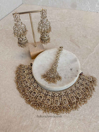 Sofia Golden Necklace Set - 18 Colour Options - SOKORA JEWELSSofia Golden Necklace Set - 18 Colour Optionsnecklace sets