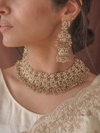 Sofia Golden Necklace Set - 18 Colour Options - SOKORA JEWELSSofia Golden Necklace Set - 18 Colour Optionsnecklace sets