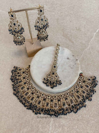 Sofia Golden Necklace Set - 18 Colour Options - SOKORA JEWELSSofia Golden Necklace Set - 18 Colour Optionsnecklace sets