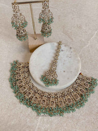 Sofia Golden Necklace Set - 18 Colour Options - SOKORA JEWELSSofia Golden Necklace Set - 18 Colour Optionsnecklace sets