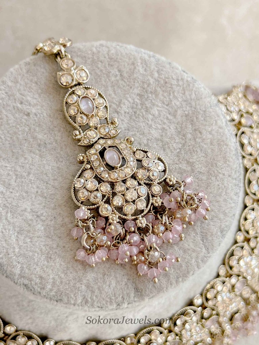 Sofia Golden Necklace Set - 6 Colour Options - SOKORA JEWELSSofia Golden Necklace Set - 6 Colour Optionsnecklace sets