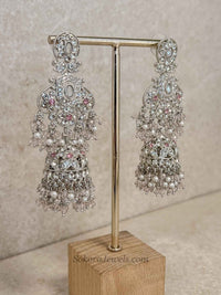 Sofia Silver and Pale Pink Necklace Set - SOKORA JEWELSSofia Silver and Pale Pink Necklace Setnecklace sets