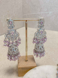 Sofia Silver Necklace Set - 6 Colour Options - SOKORA JEWELSSofia Silver Necklace Set - 6 Colour Optionsnecklace sets