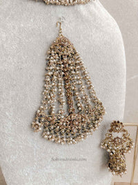 Sofura Bridal Set - Golden - SOKORA JEWELSSofura Bridal Set - Goldennecklace sets