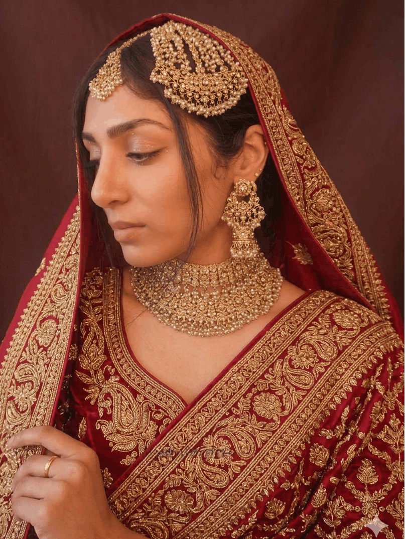 Sofura Bridal Set - Golden - SOKORA JEWELSSofura Bridal Set - Goldennecklace sets