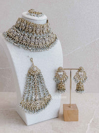 Sofura Bridal Set - Light Blue - SOKORA JEWELSSofura Bridal Set - Light Bluenecklace sets