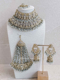 Sofura Bridal Set - Light Blue - SOKORA JEWELSSofura Bridal Set - Light Bluenecklace sets