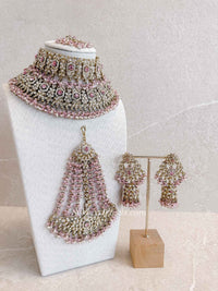 Sofura Bridal Set - Light Pink - SOKORA JEWELSSofura Bridal Set - Light Pinknecklace sets