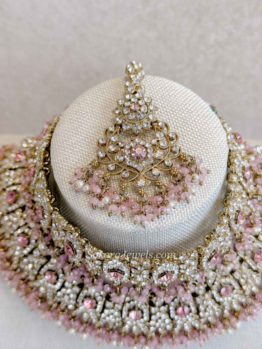 Sofura Bridal Set - Light Pink - SOKORA JEWELSSofura Bridal Set - Light Pinknecklace sets