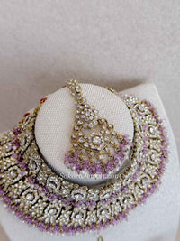 Sofura Bridal Set - Light Purple - SOKORA JEWELSSofura Bridal Set - Light Purplenecklace sets