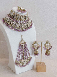 Sofura Bridal Set - Light Purple - SOKORA JEWELSSofura Bridal Set - Light Purplenecklace sets