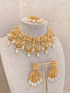 Sona Bright Gold Necklace Set - SOKORA JEWELSSona Bright Gold Necklace Set