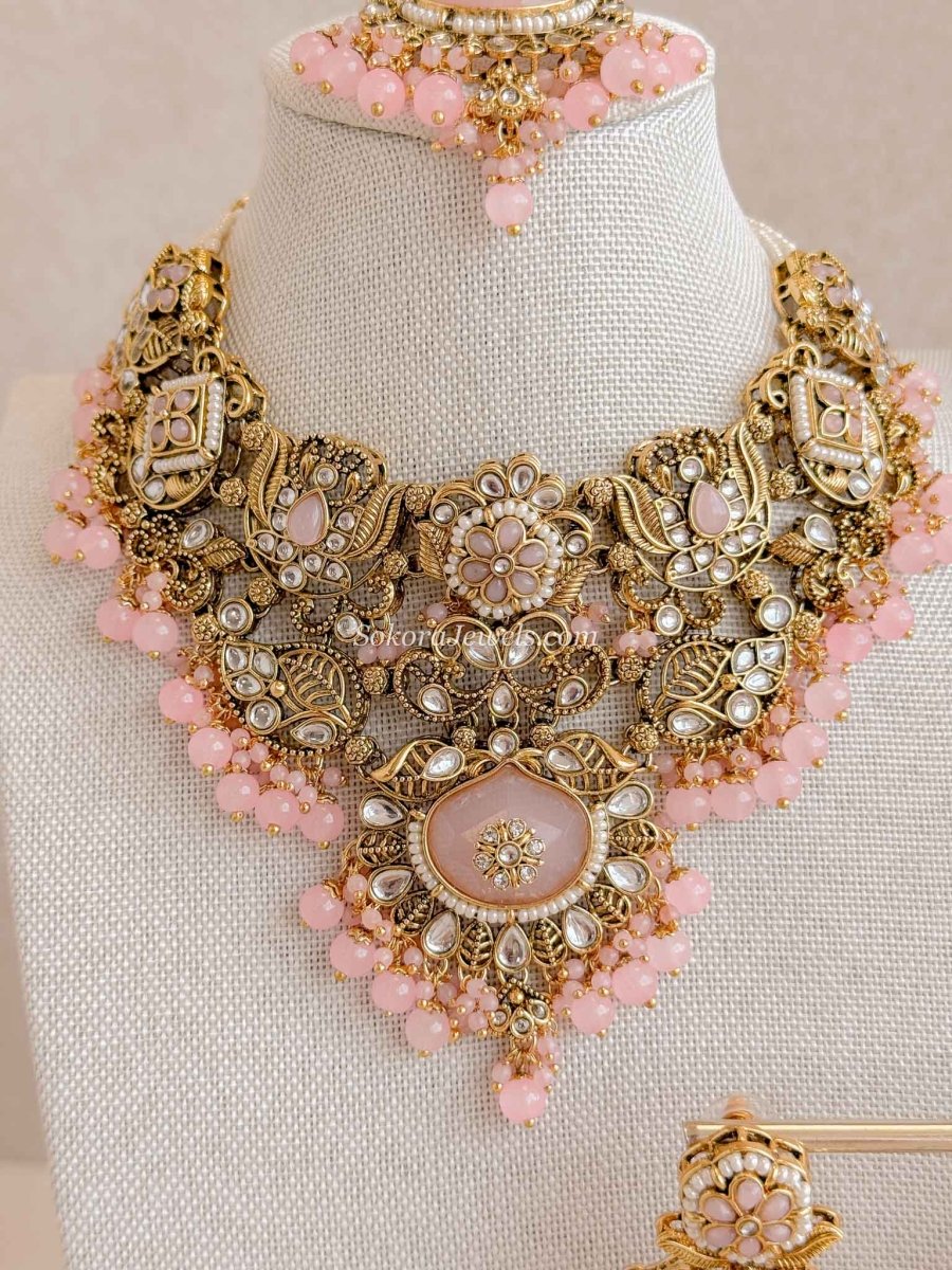 Srishti Faux Kundan Choker Set - SOKORA JEWELSSrishti Faux Kundan Choker Set