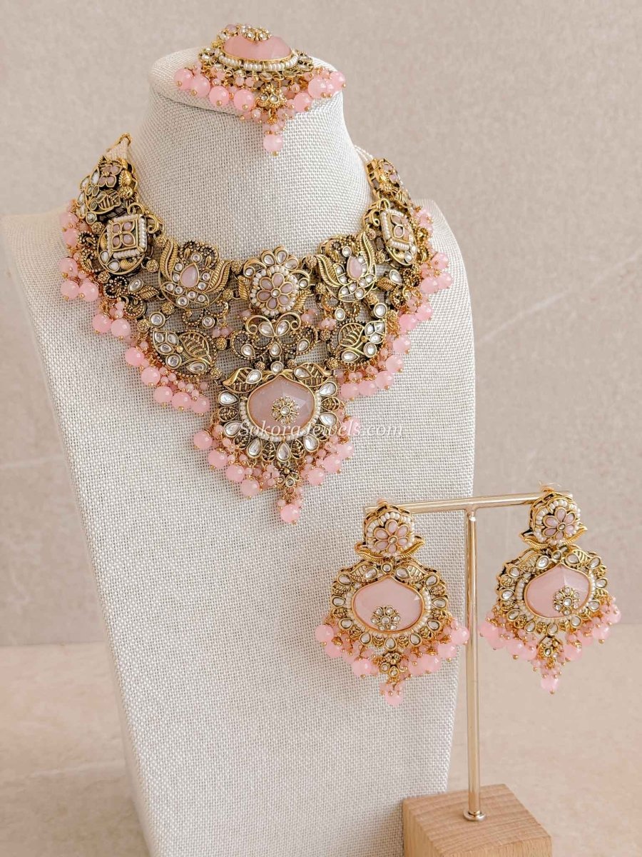 Srishti Faux Kundan Choker Set - SOKORA JEWELSSrishti Faux Kundan Choker Set
