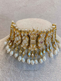 Statement Kundan Choker - Mirror - SOKORA JEWELSStatement Kundan Choker - MirrorNECKLACE SETS