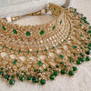 Sukhi Bridal Jewellery Set - Green - SOKORA JEWELSSukhi Bridal Jewellery Set - Green