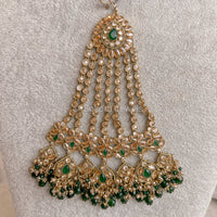 Sukhi Jhumar - Green - SOKORA JEWELSSukhi Jhumar - Green