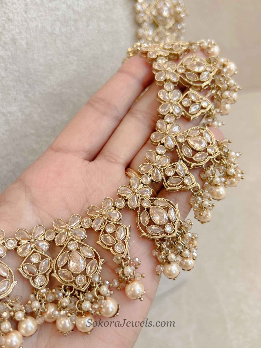 Sukhi Long Necklace - Golden - SOKORA JEWELSSukhi Long Necklace - Golden