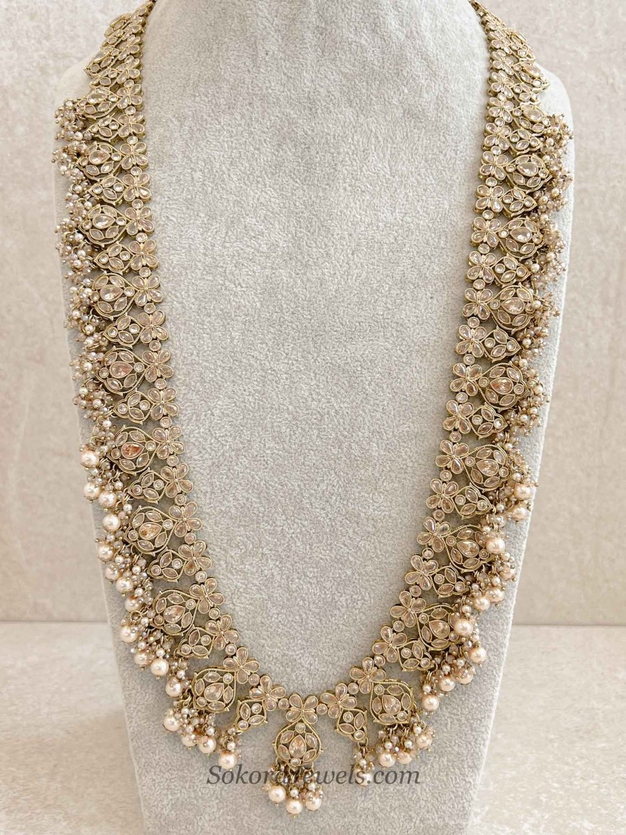Sukhi Long Necklace - Golden - SOKORA JEWELSSukhi Long Necklace - Golden
