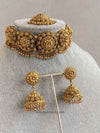 Sundas Gold & Pearl Choker Set - SOKORA JEWELSSundas Gold & Pearl Choker Set