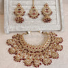 Taara Bridal set - Maroon - SOKORA JEWELSTaara Bridal set - Maroon