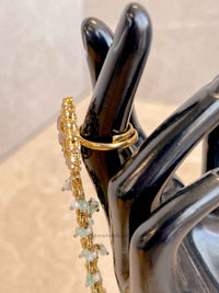 Taara Hand Chain - Pastel Clear - SOKORA JEWELSTaara Hand Chain - Pastel Clear