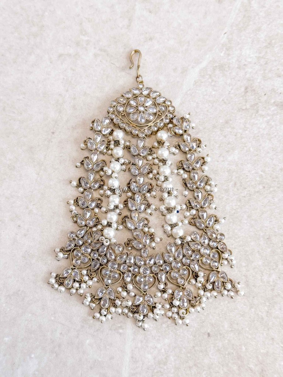Taara Jhumar - Pearl - SOKORA JEWELSTaara Jhumar - Pearl