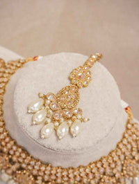 Tahia Bridal necklace set - Champagne - SOKORA JEWELSTahia Bridal necklace set - Champagne