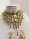 Tasselled Kundan Choker set - SOKORA JEWELSTasselled Kundan Choker setNECKLACE SETS