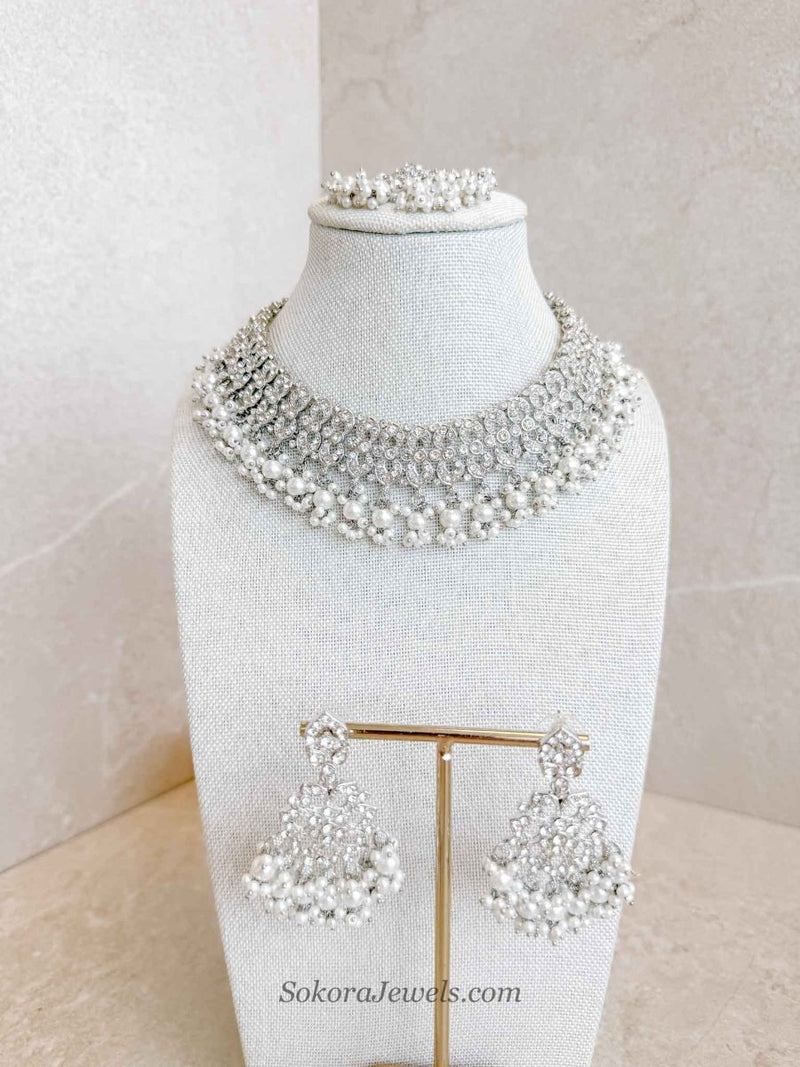 Teah Silver Necklace sets - SOKORA JEWELSTeah Silver Necklace sets